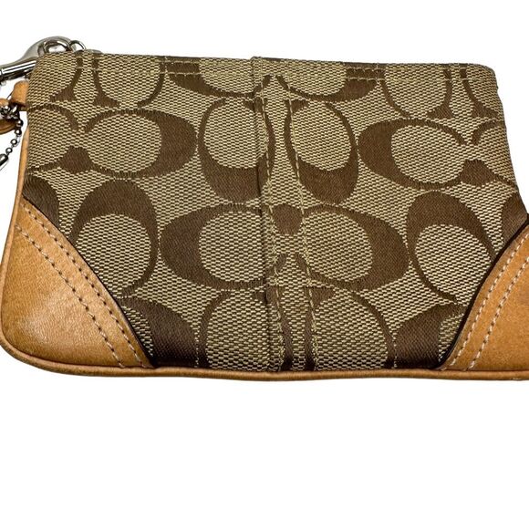 Coach Wristlet Brown Logo - Picture 3 of 11